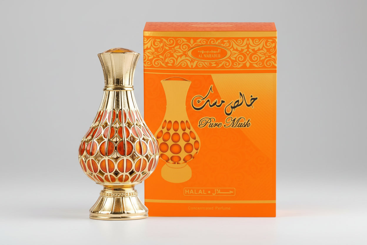 "Oud Khaleeji ATTAR PURE MUSK 12ml Perfume Oil- A Sublime Fusion of Elegance, Purity, and Irresistible Allure"