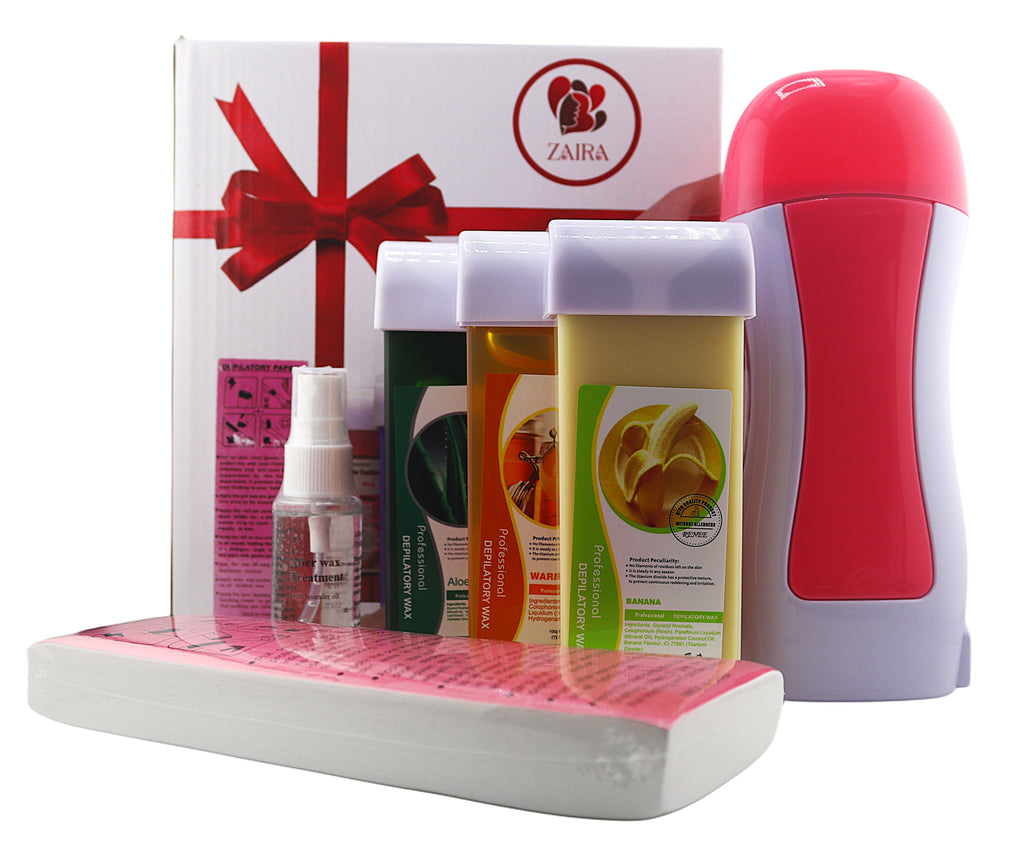 ZAIRA Roll-On Wax Kit – Complete Hair Removal Solution