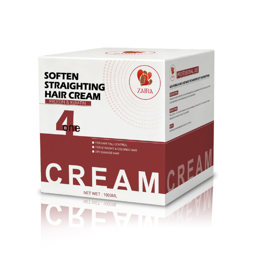 ZAIRA 4-in-1 Soften Straightening Hair Cream – Italian Formula 1000ml