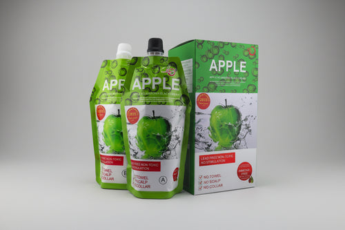 Apple No Ammonia Black Cream, Lead Free Non-Toxic Hair Coloring, Ammonia-Free Formula, No Towel No Scalp No Collar, Improved Formula 2025